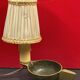 Old bronze candle holder lamp