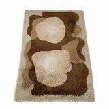Large Vintage Colorful Psychedelic High Pile Rug by Desso, Netherlands, Denmark 1970