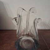 Large crystal vase Art Vannes