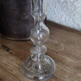Bougeoir en verre
