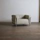 Cassina LC3 armchair by Le Corbusier in leather, Italy 1980s