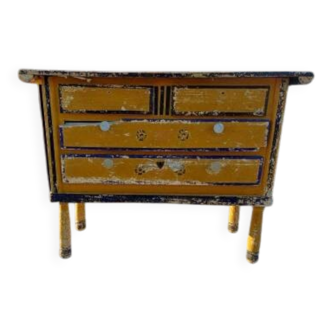 Antique wooden dollhouse furniture