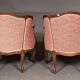 Pair of Louis XV style shepherdess armchairs