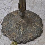 Floorlamp in brass 50s