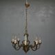 Chandelier bronze 8 branches
