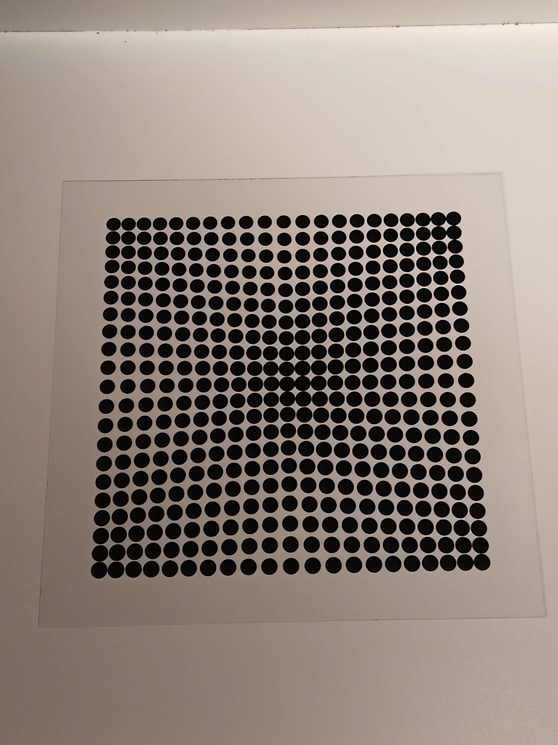 Vasarely silkscreen print - "Deep Kinetics" - 3D Illusion & Black and White