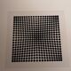 Sérigraphie Vasarely - "Cinétique Profonde" - Illusion 3D & Noir et Bl