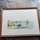 Alphonse Laffite. Aquatint old rigging in the bay.