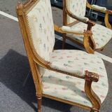 Paire de fauteuils anciens style louis xvi