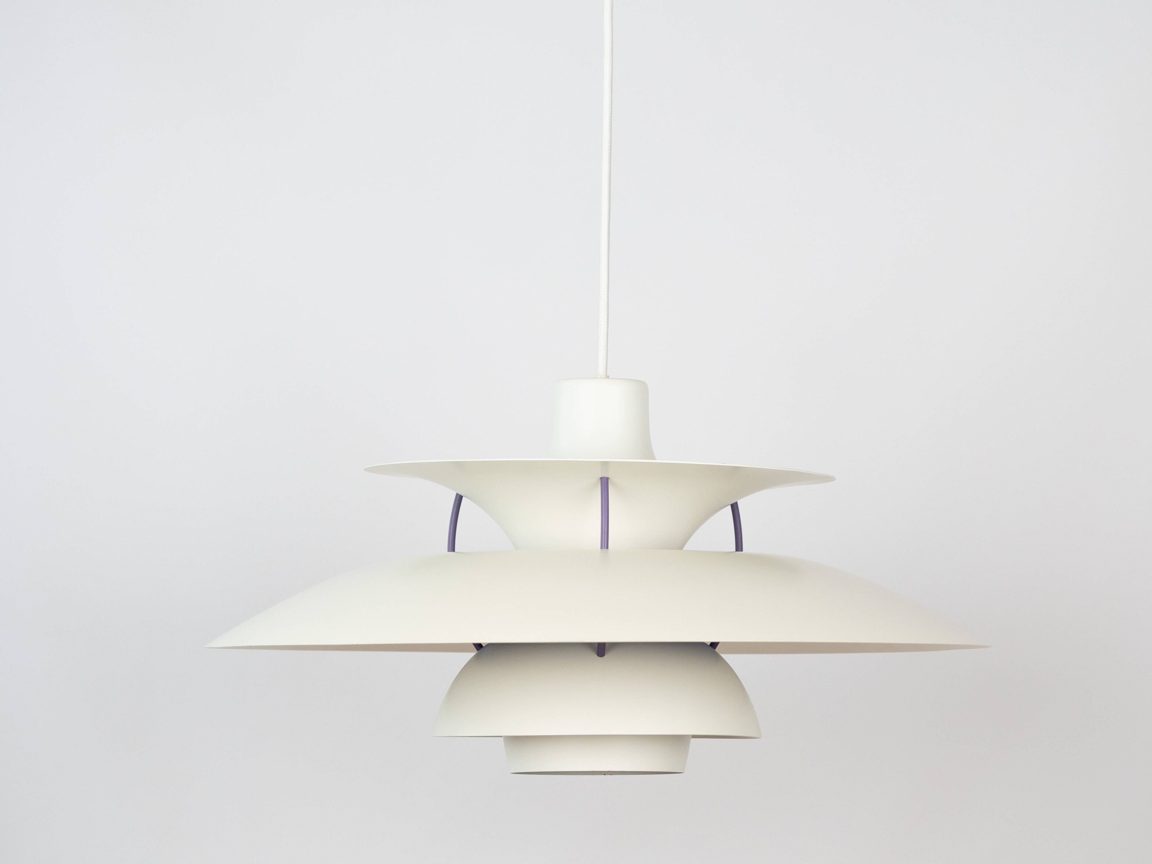 Danish vintage pendant lamp PH 5 by Poul Henningsen, Louis Poulsen, 1958
