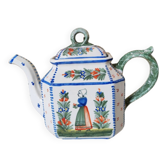 Henriot Quimper teapot