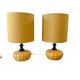 Set of 2 vintage ceramic table lamps / floor lamps