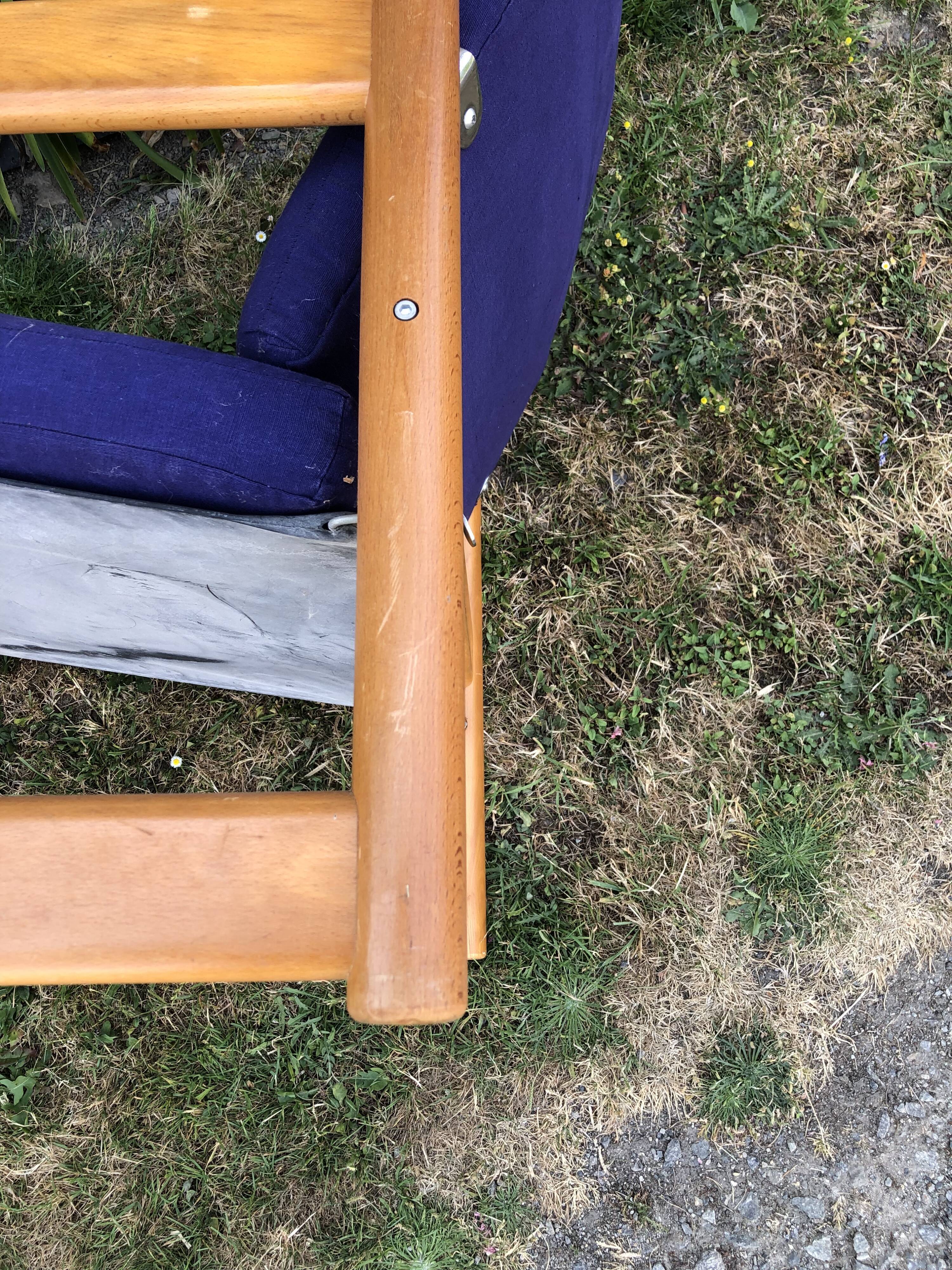 Duo de fauteuils vintage en hêtre lupton morton de john morton