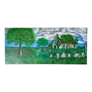 Tableau huile sur toile paysage