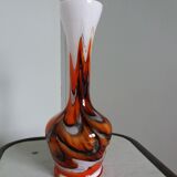 Vetreria Barbieri vase from Empoli in Italy in opaline glass from Florence