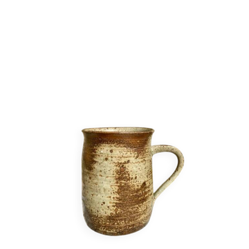 Speckled stoneware pot