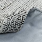 2x8 Kilim White Black Solid Kilim Runner Rug, 72x254Cm