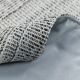 2x8 Kilim White Black Solid Kilim Runner Rug, 72x254Cm