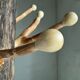 Standing Coat Rack with Hazel Branch Hooks