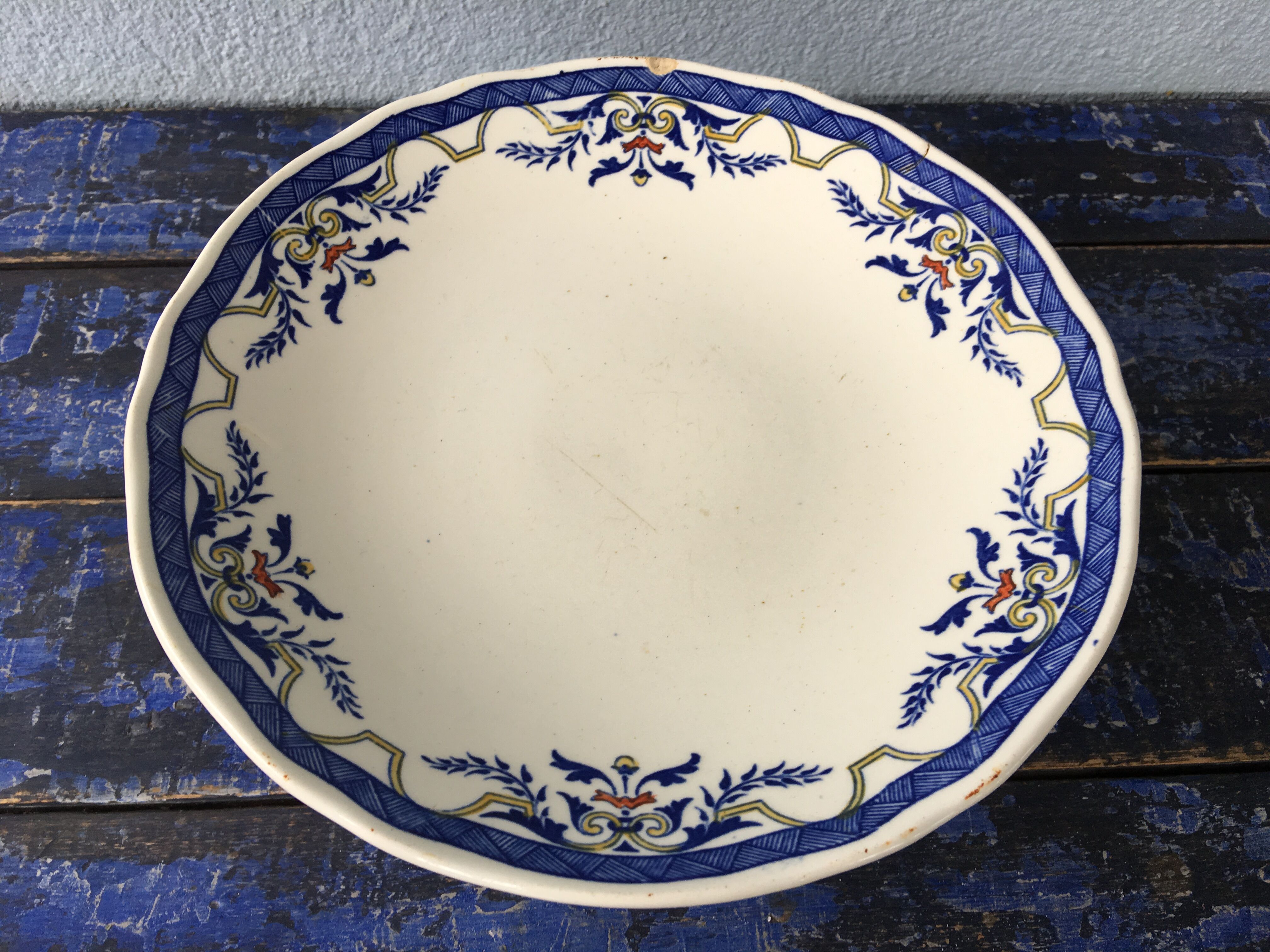 Compotier earthenware in the early 20th century