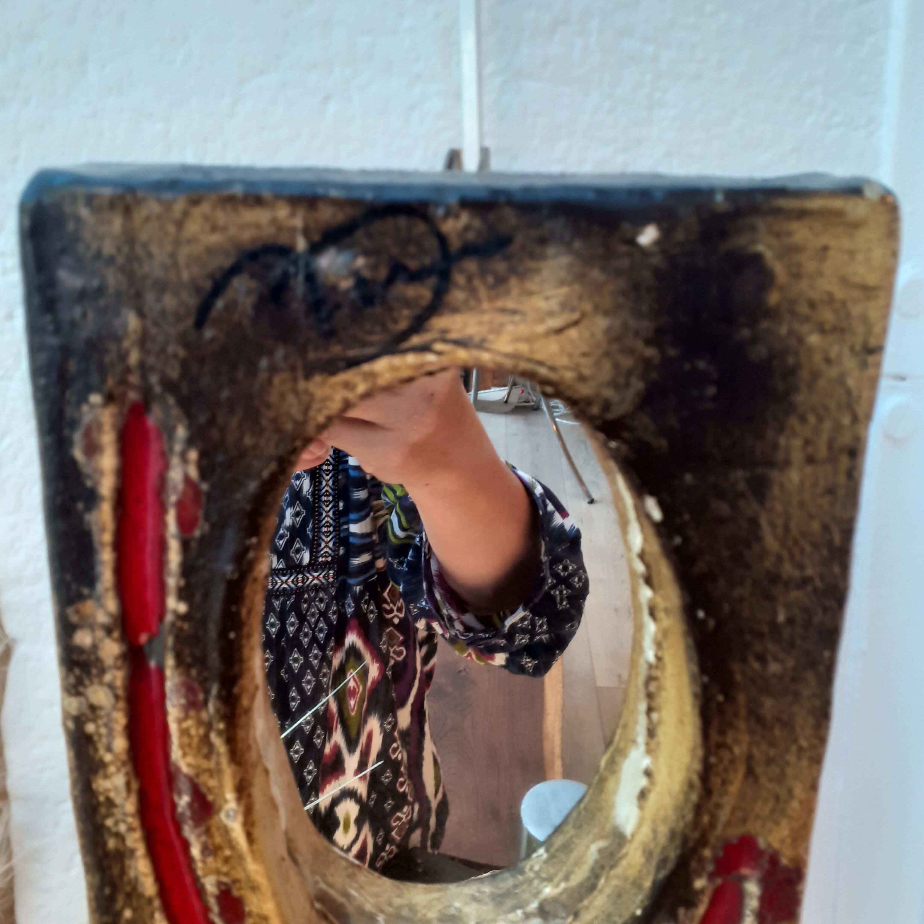 Miroir en céramique Galerie Palissy 24x16cm