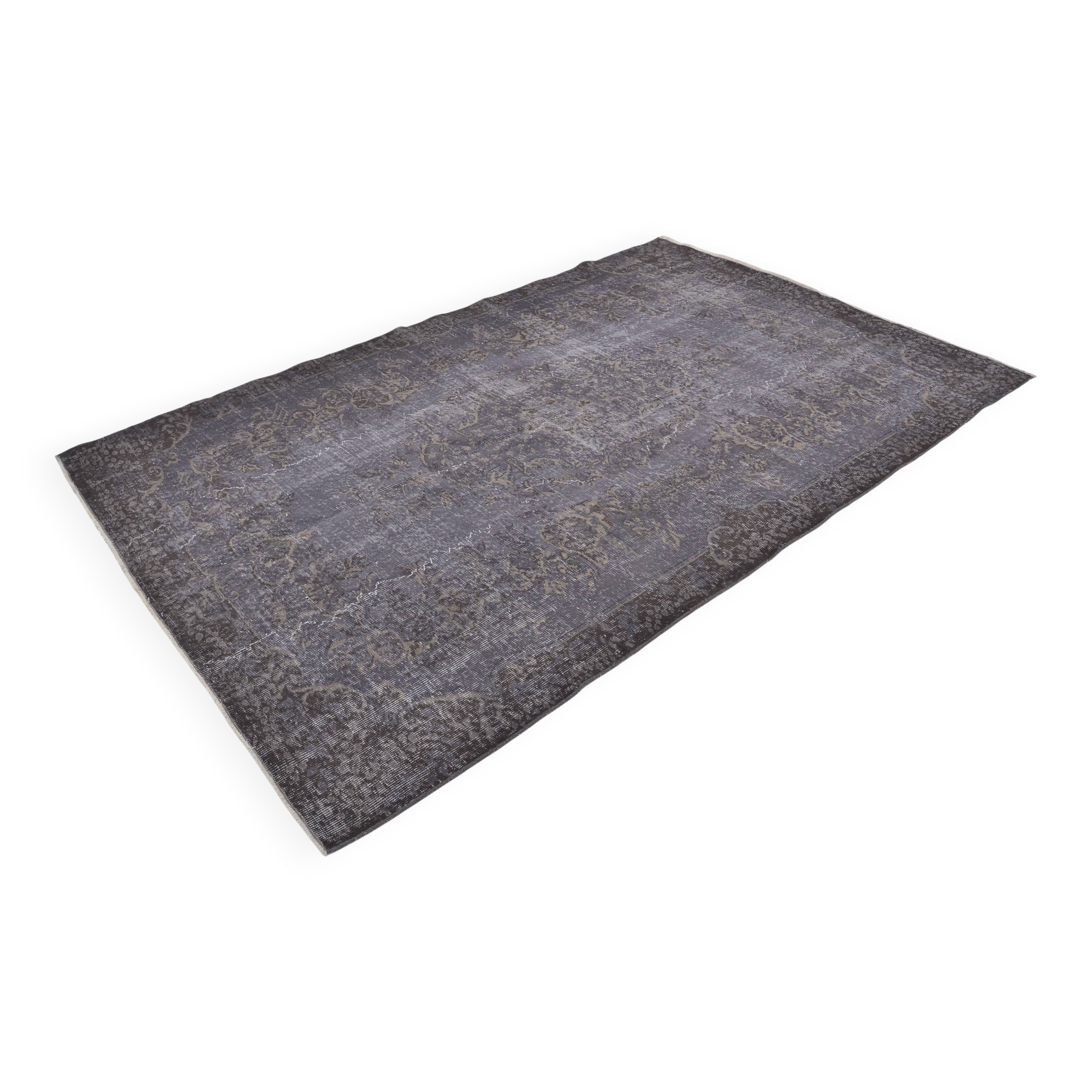 Vintage Turkish GRAY RUG SKU 1514