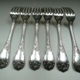 Lot 6 large Christofle forks