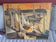 An old oil painting depicting a port, signed by the painter Marcel MAYER.