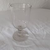 3 old bubbled glasses large model early XXth