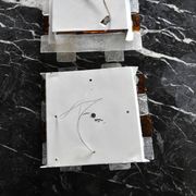Pair of poliarte sconces by Albano Poli, 1970, Murano Italy