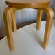 Scandinavian children's stool in plywood, Frosta Ikea 1980