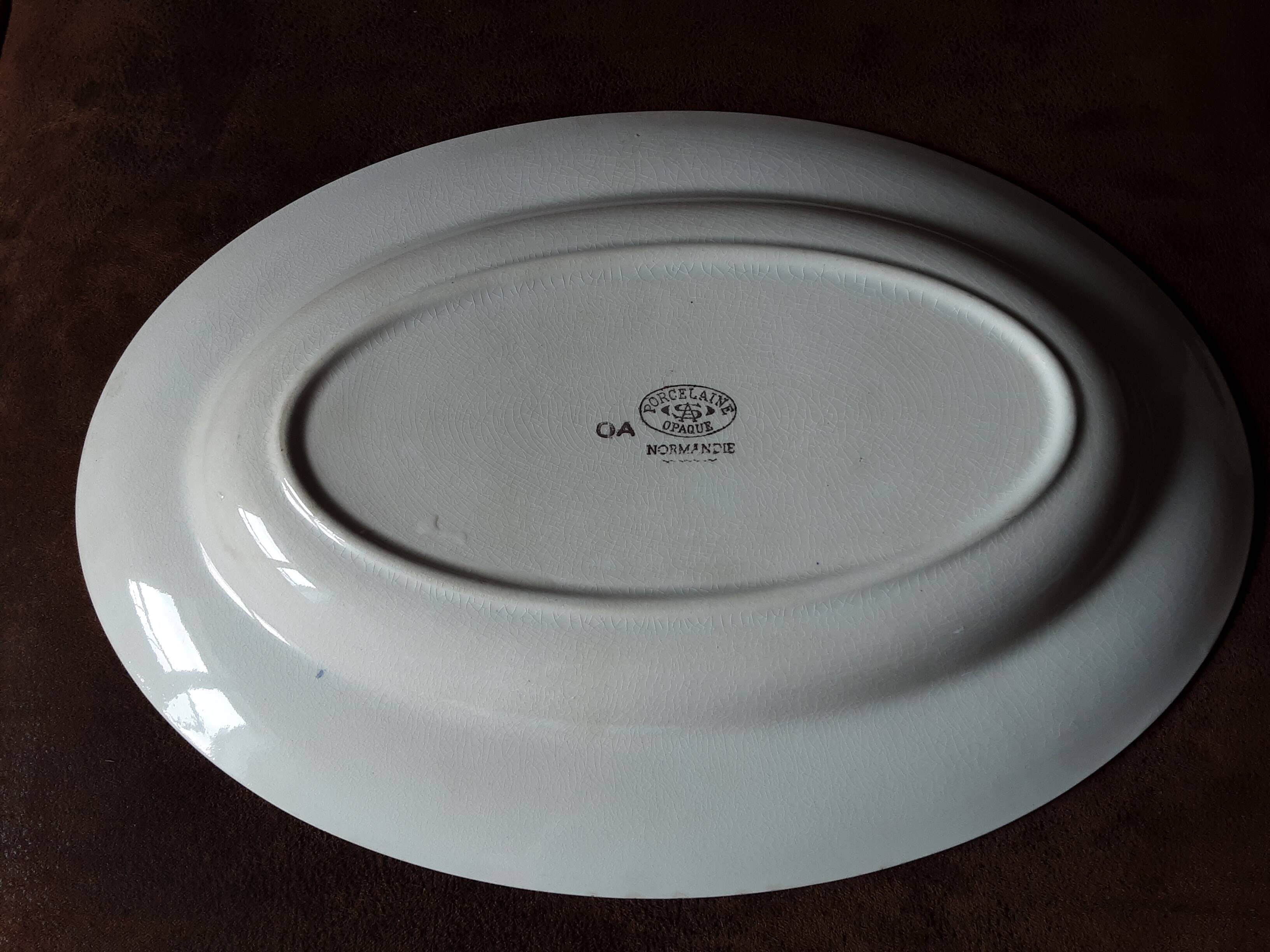 Plate S A Opaque Porcelain