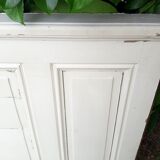 Woodwork 89x172cm painted 3 panels, 19th