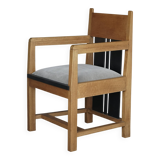 Oak Dutch Art Deco Armchair by Cor Alons for Winterkamp & van Putten