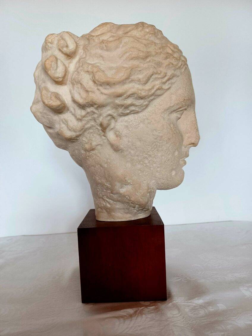 Buste tête de la déesse Hygie  - reproduction du musée du Louvre