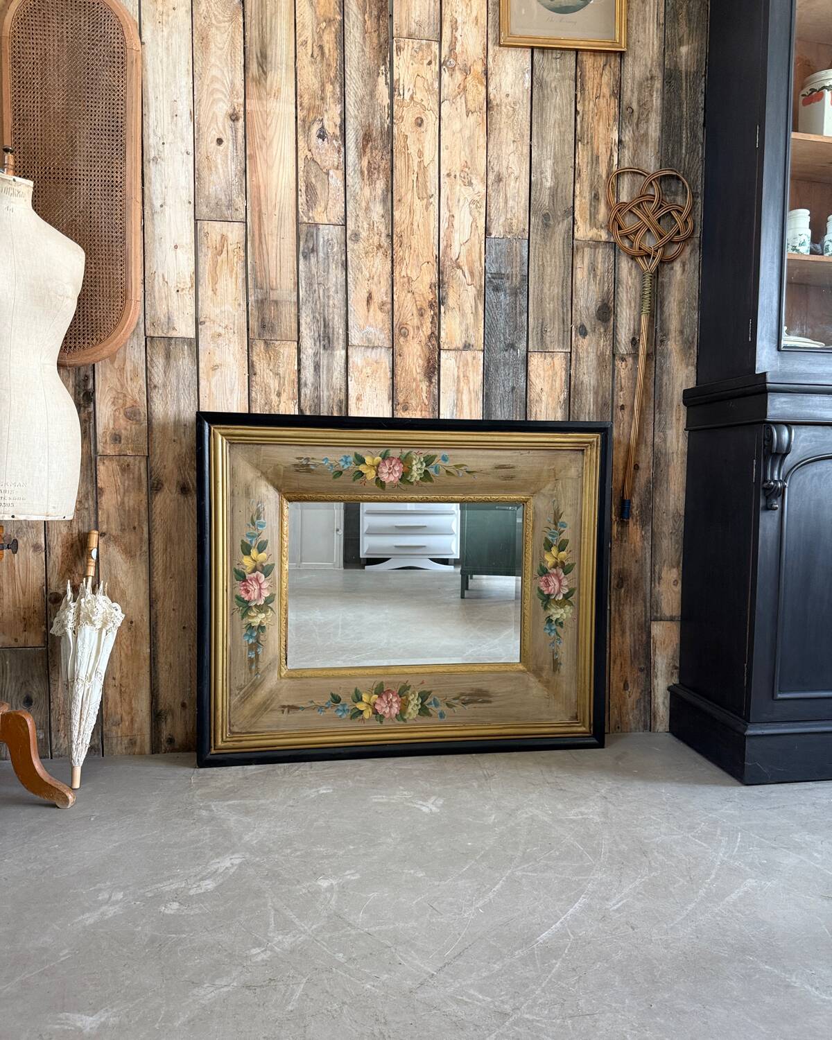 Grand miroir vintage
