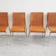 Set of 4 Asola chairs by Giuseppe Vigano for Bonacina, 1993
