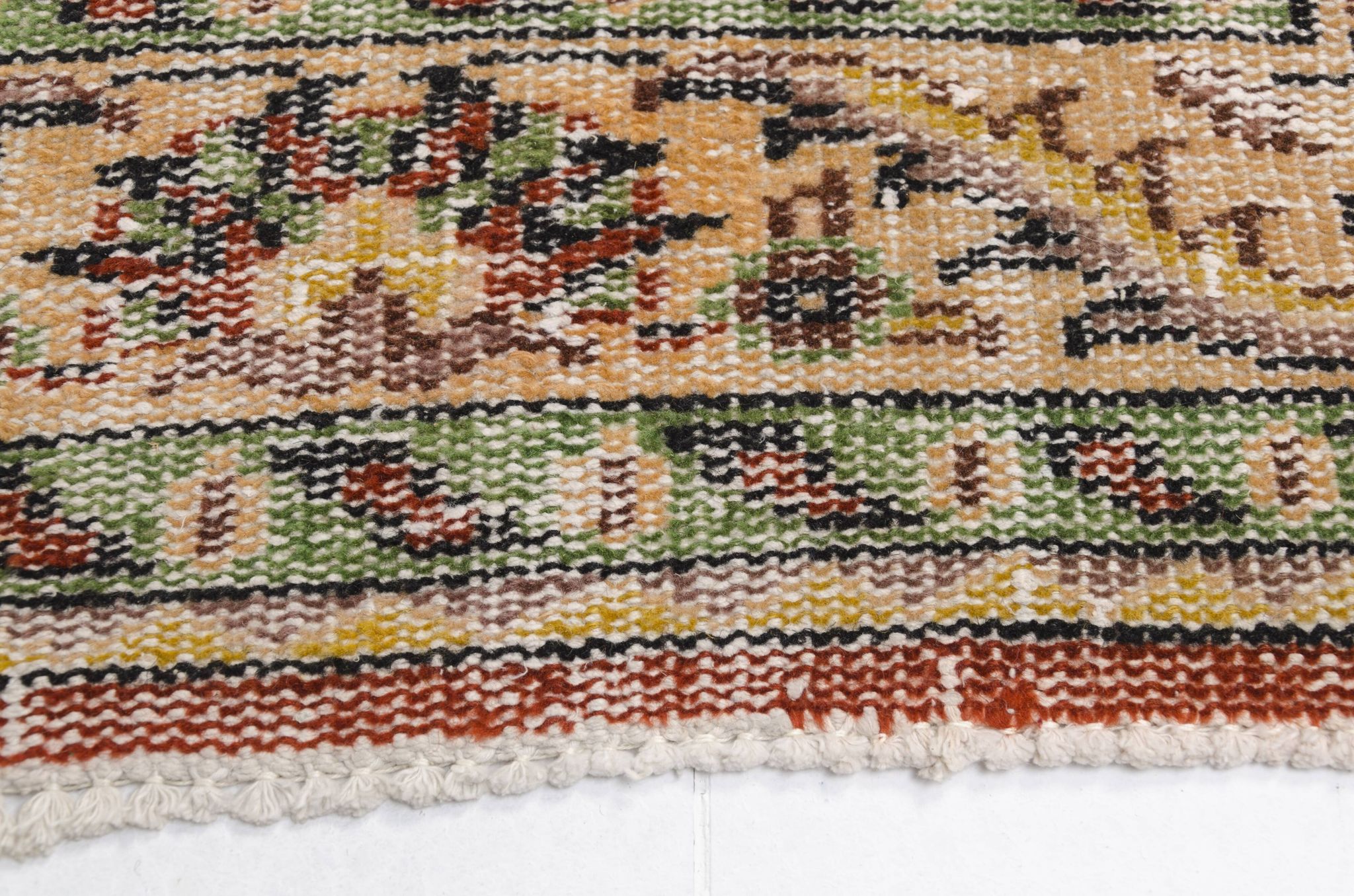 Tapis vintage en laine turque anatolienne