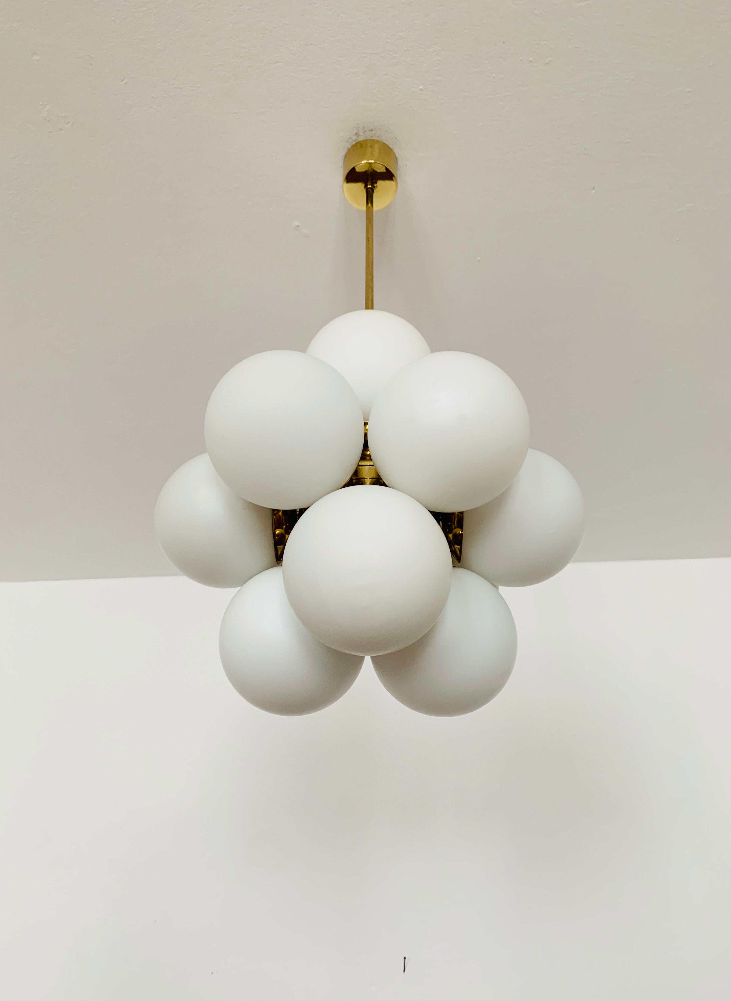 1 of 2 Sputnik Chandeliers by Kaiser Leuchten