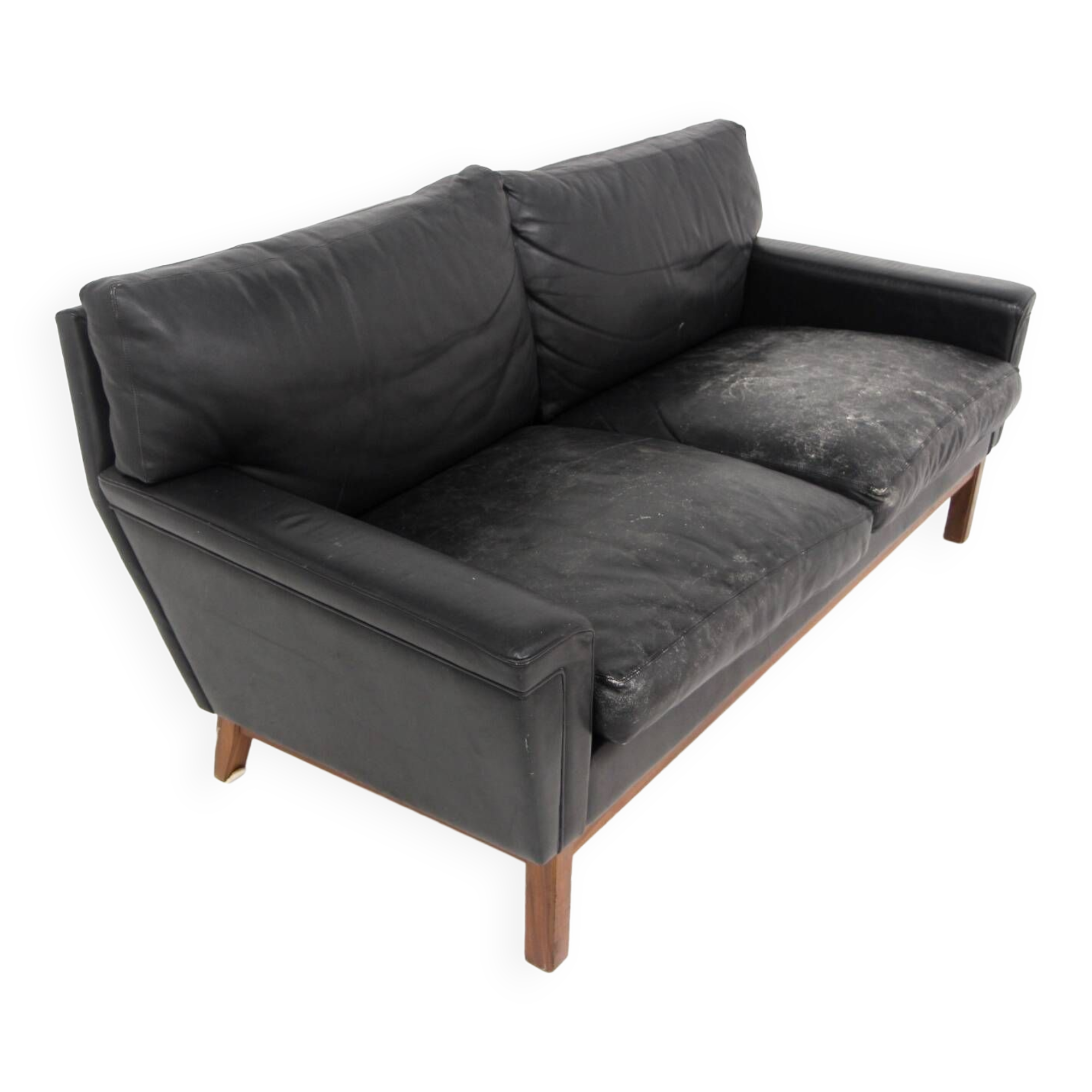 Scandinavian leather sofa "Åland", Möbel-Ikéa, Sweden, 1960