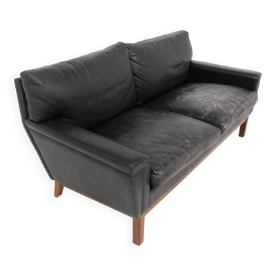 Canapé scandinave en cuir ''Åland'', Möbel-Ikéa, Suède, 1960