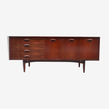 Rosewood and afromosia sideboard