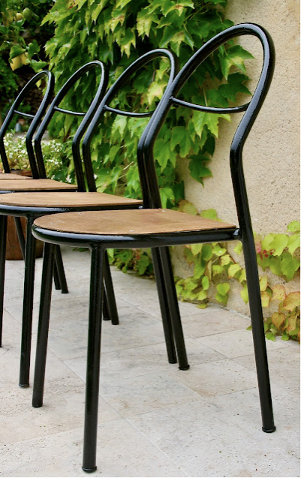 Paire de chaises Mobilor vintage du milieu XX°