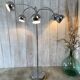 Lampadaire chromé vintage