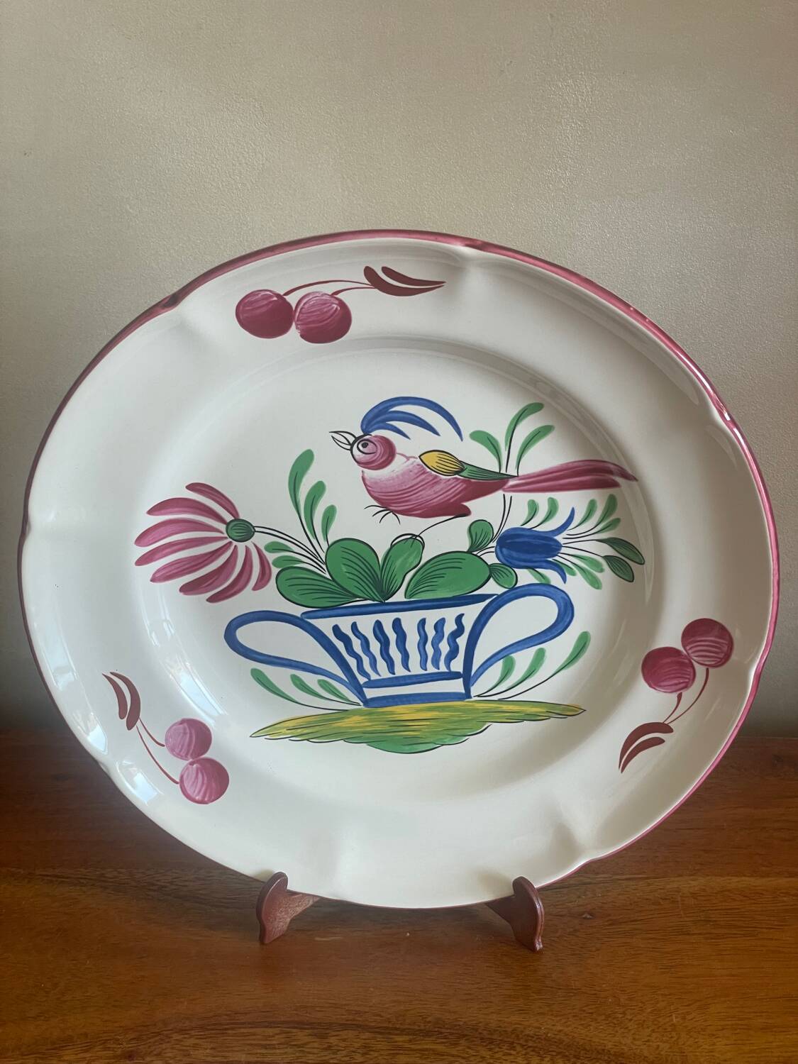 St. Clement bird plate