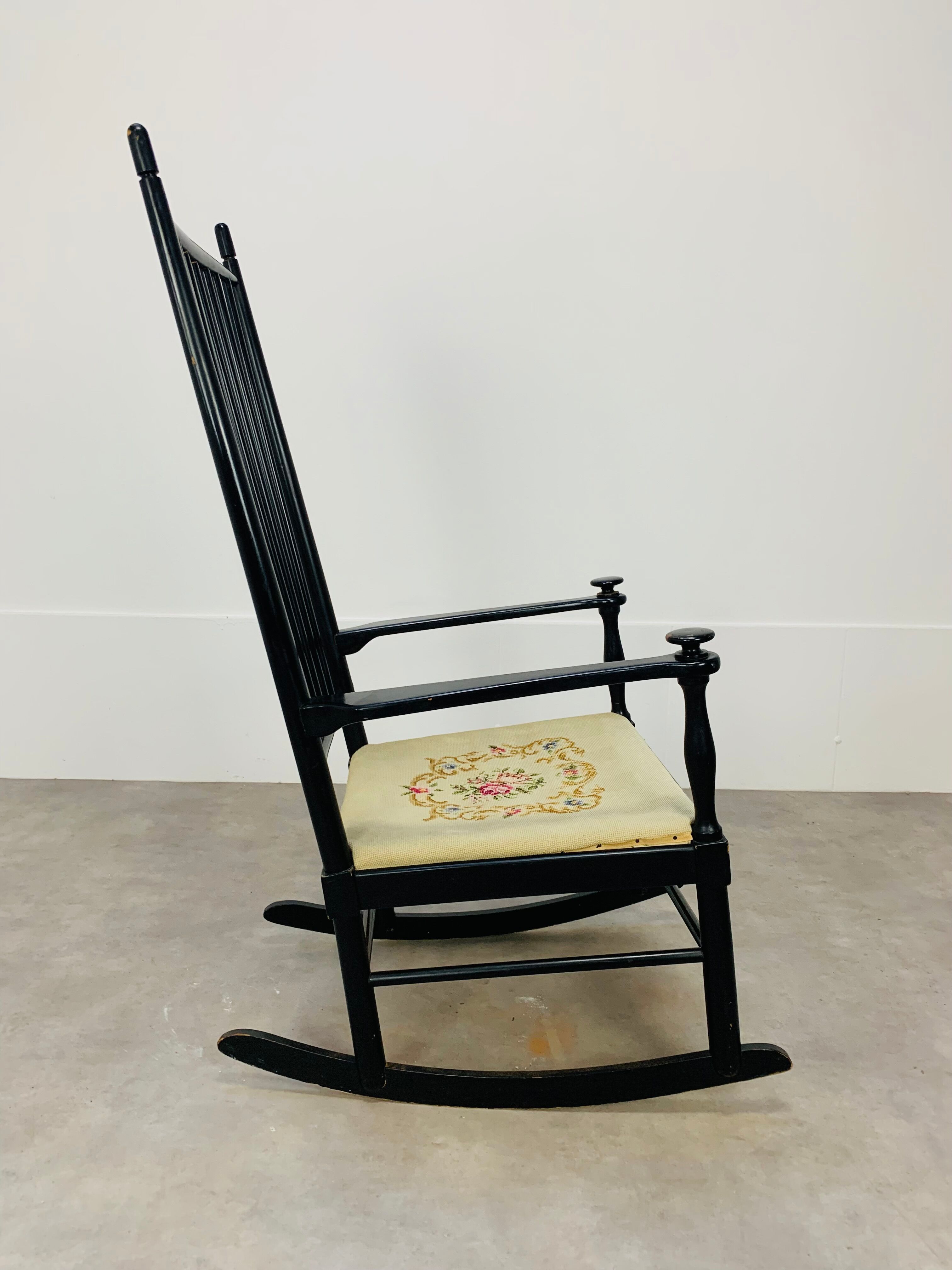 Rocking chair art and craft vintage