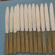 Lot de 12 couteaux lame inox