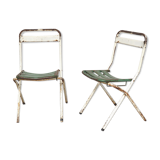 Paire de chaises Tolix T1 pliantes