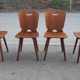 Brutalist bistro chairs