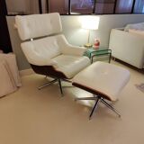 Fauteuil relax lounge et ottoman